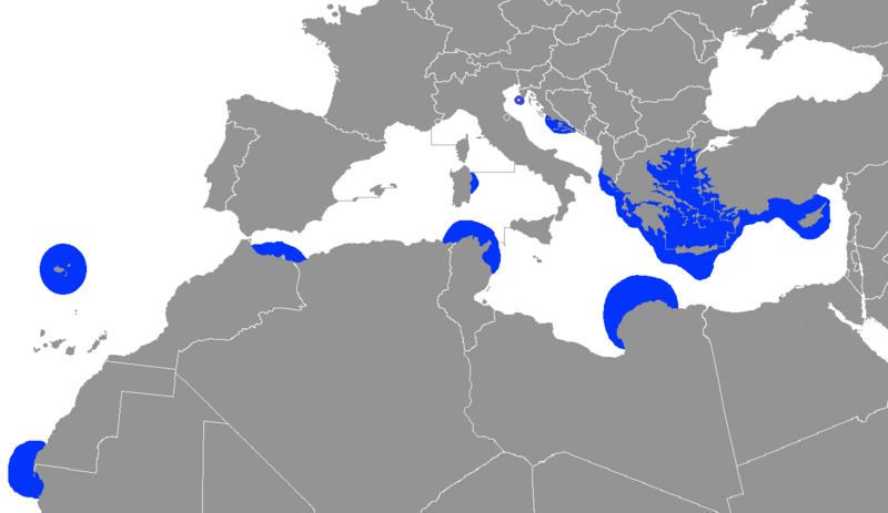 Файл:Monachus monachus distribution.png