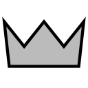 Файл:Simple silver crown.svg