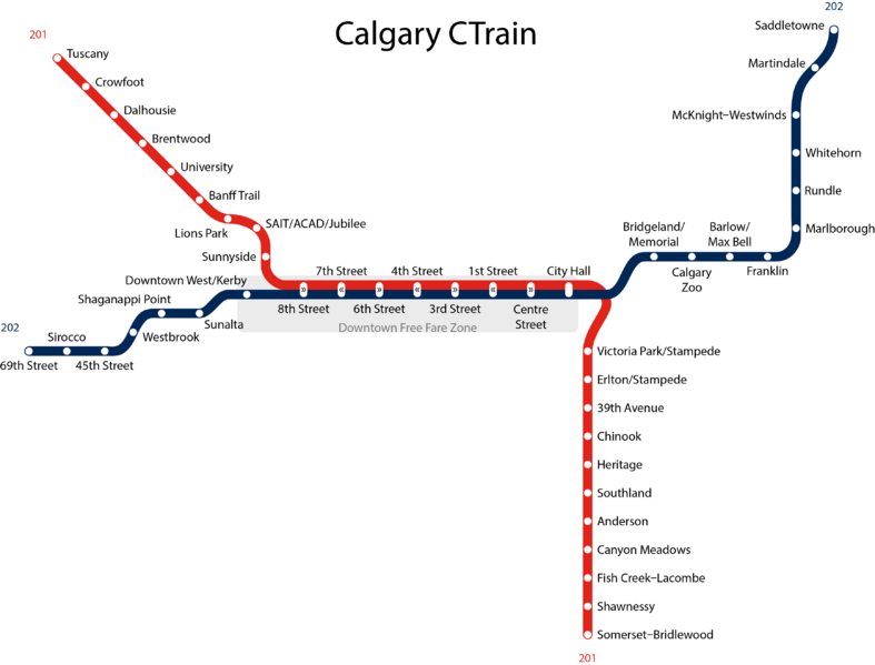 Файл:Calgary CTrain Map.png