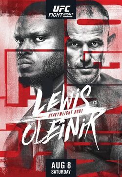 Постер UFC Fight Night: Льюис - Олейник