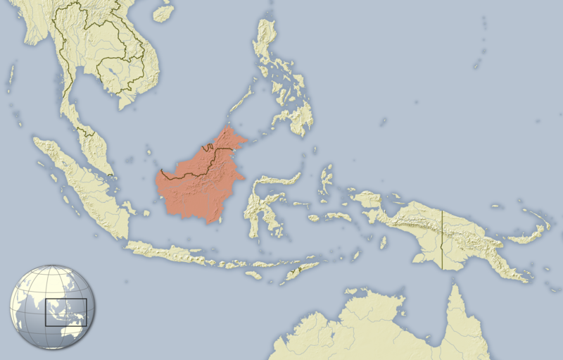 Файл:Hystrix crassispinis distribution map.png
