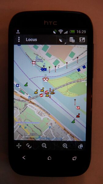 Файл:OpenSeaMap mit Locus auf Android-HTC.jpg