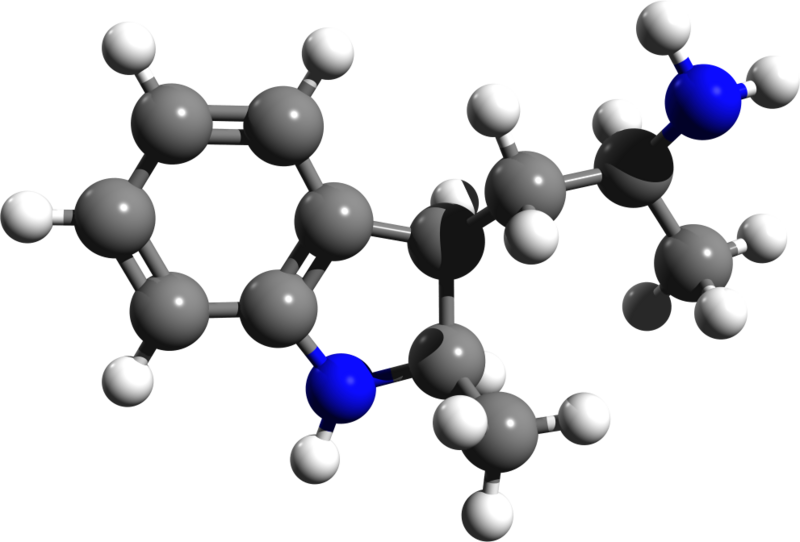 Файл:2,alpha-DMT 3d structure.png