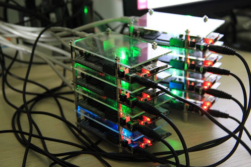 Файл:Cubieboard HADOOP cluster.JPG