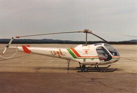 Учебный F28F компании Universal Helicopters, 1988 год.