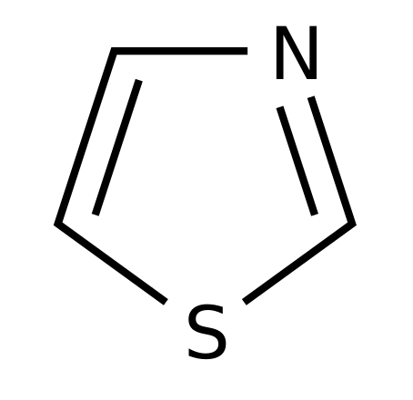 Файл:Thiazole structure.svg