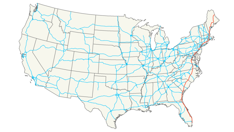 Файл:Interstate 95 map.png
