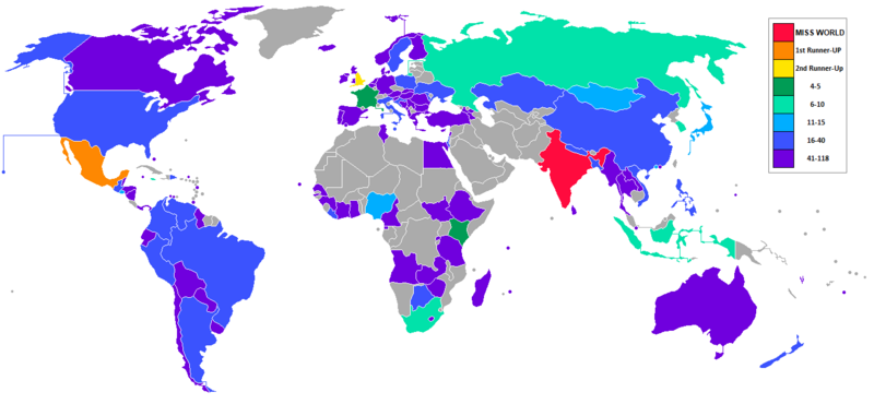 Файл:Miss World 2017 Map.png