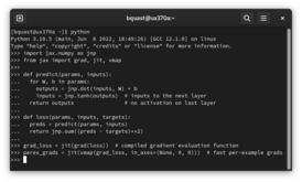 Скриншот программы Google JAX