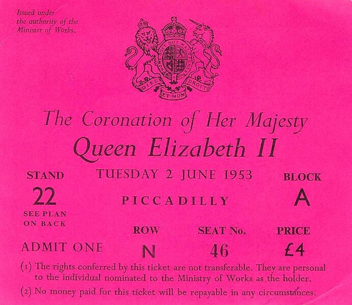 Файл:1953 coronation ticket.jpg
