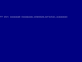 Вариант синего экрана при ошибке ACPI в Windows Vista.