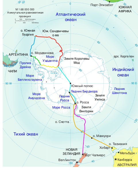 Файл:Shackleton Endurance Aurora map.svg