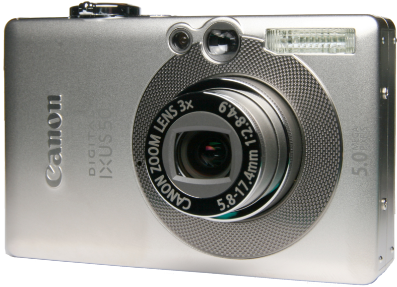 Файл:Canon Digital Ixus 50 front.png