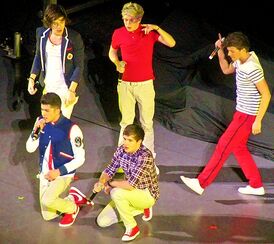 One Direction выступают в Торонто, Канада.