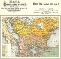 Карта славянского мира, Иос Эрбан, 1868