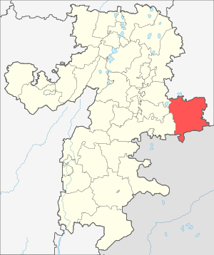 Октябрьский округ на карте