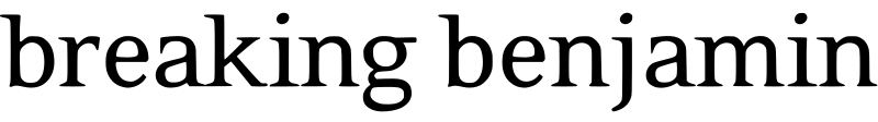 Файл:Breaking Benjamin - Logo.svg
