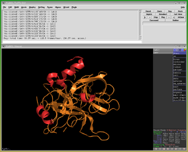 Скриншот программы PyMOL