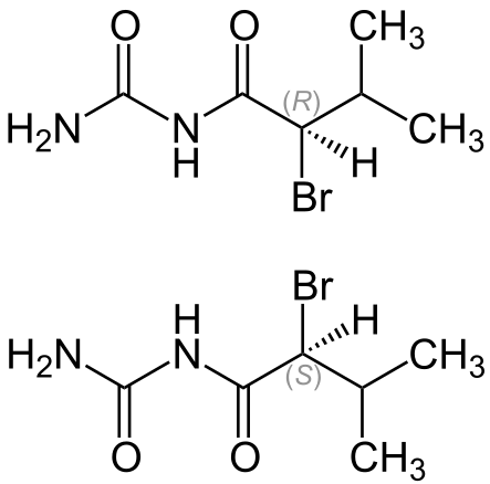 Файл:Bromisoval Structural Formulae V.1.svg
