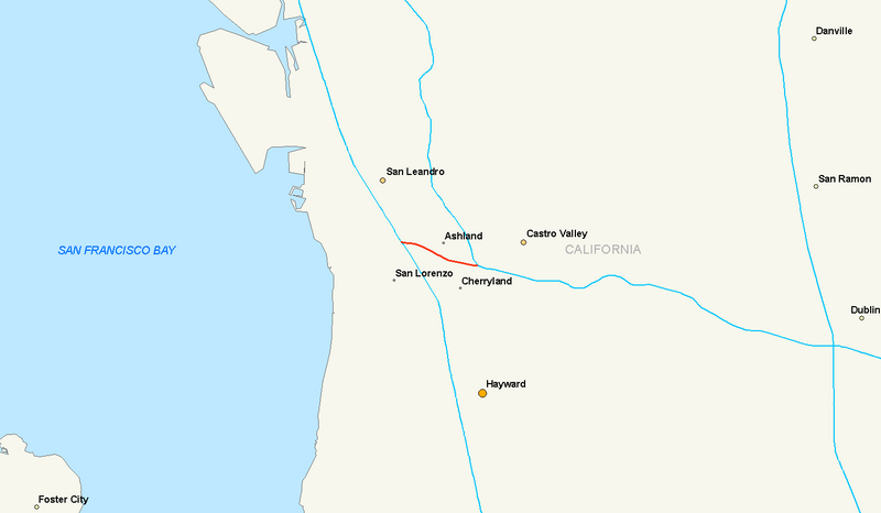 Файл:Interstate 238 map.png