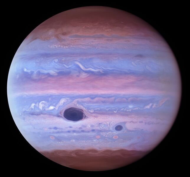 Файл:Hubble Ultraviolet View of Jupiter.jpg