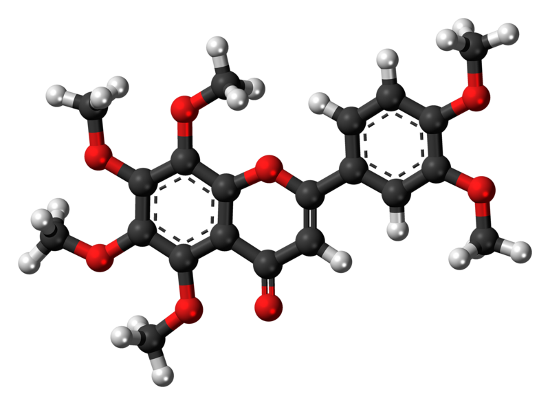 Файл:Nobiletin molecule ball.png
