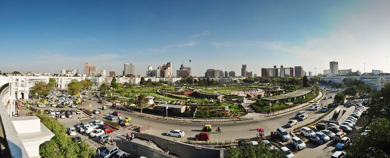 Файл:Skyline at Rajiv Chowk.JPG