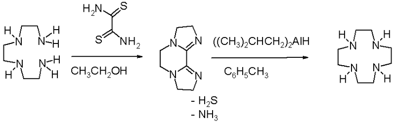 Файл:Cyclen synthesis dithiooxamide method.png