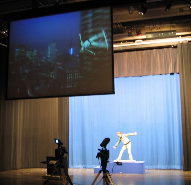 Файл:MuseumOfScienceBoston BlueScreenAtSpecialEffectsShow.jpg