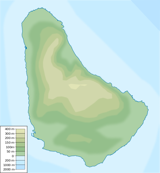 Файл:Barbados physical map.svg