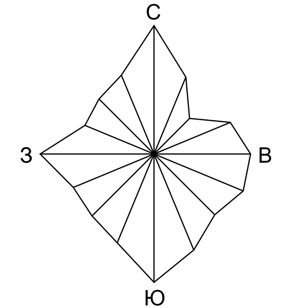 Файл:Compass rose2.svg
