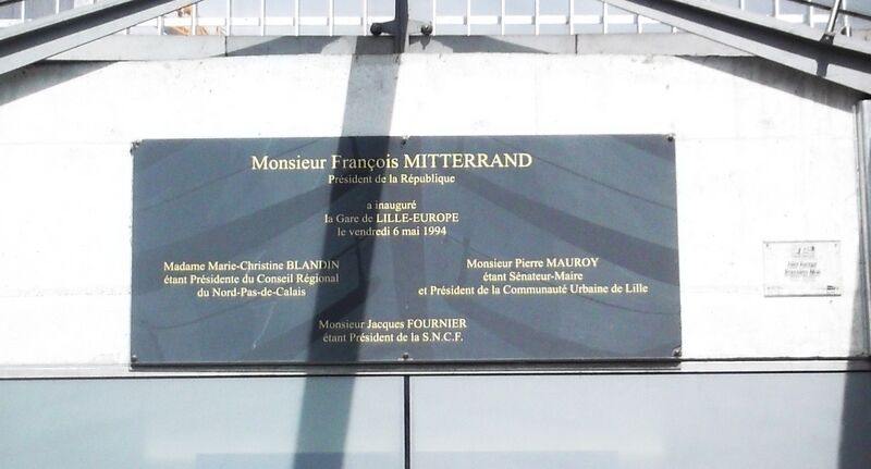 Файл:Lille Europe plaque.JPG