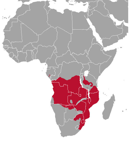 Файл:Redunca arundinum range map.png
