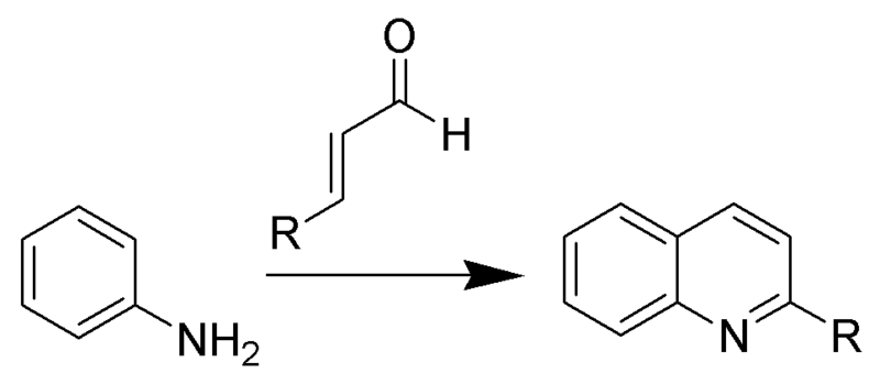 Файл:Doebner-Miller Reaction Scheme.png