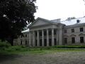 Дворец Ганских в Верховне (парковый фасад), современное состояние.