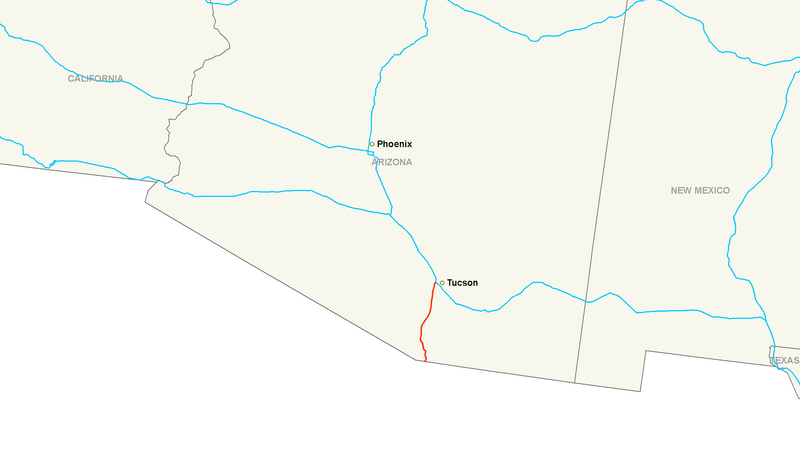 Файл:Interstate 19 map.png