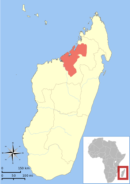 Файл:Propithecus coquereli range map.svg