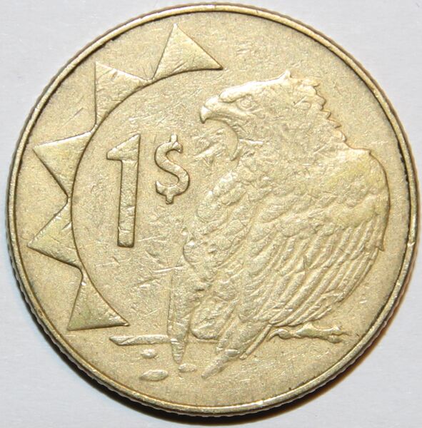 Файл:Namibia 1-Dollar Reverse.JPG