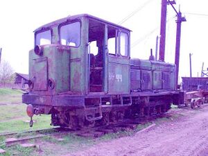 Тепловоз ТУ6-0053 на Чудецкой УЖД