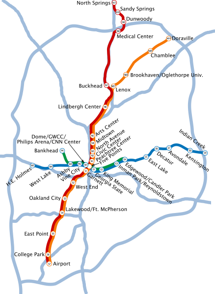 Файл:MARTA Rail Map.svg