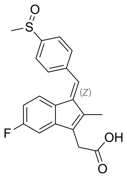 Файл:Sulindac structure.svg