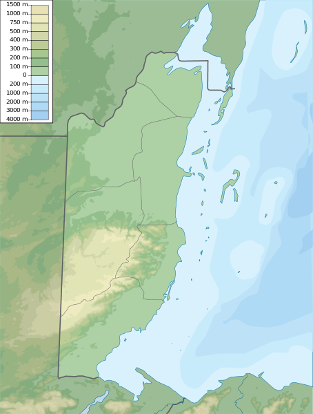 Файл:Belize physical map.svg