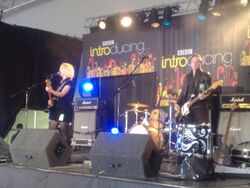 The Joy Formidable на Редингском фестивале. 2008 год.