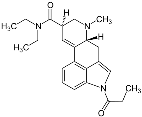 Файл:1P-LSD Structural Formulae V.1.svg