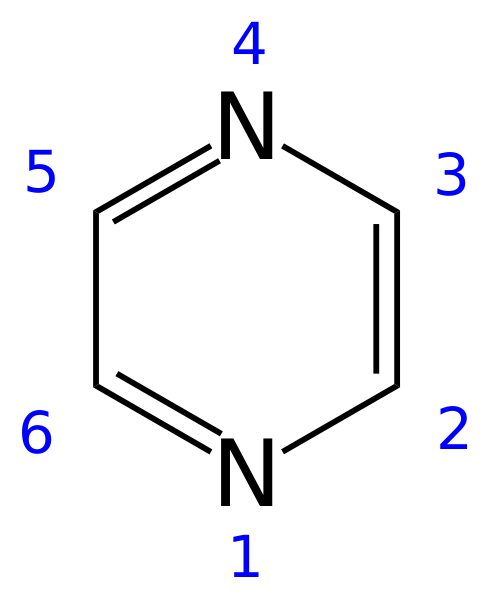 Файл:Pyrazine 2D numbers.svg