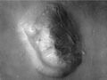 Изображение знаменитого «Лица на марсе», заснятое камерой HiRISE, 11 апреля 2007 года)