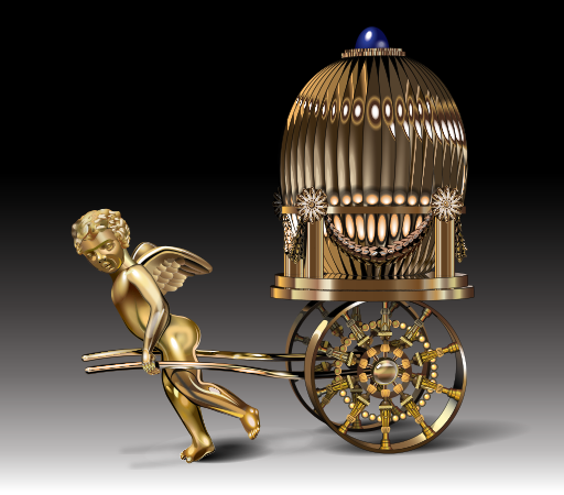 Файл:Cherub with Chariot Faberge egg.svg