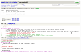Скриншот программы Git