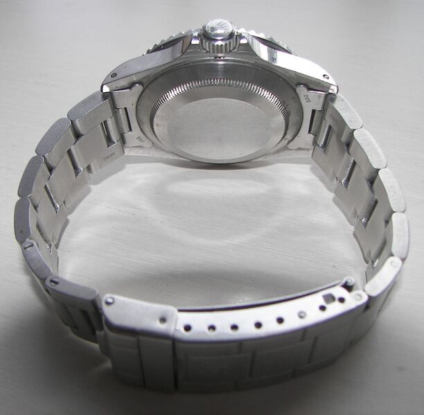 Файл:Back of Rolex Submariner Professional.JPG