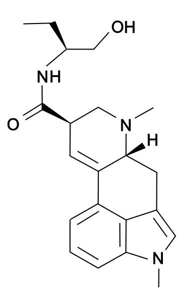 Файл:Methysergide chemical structure.svg